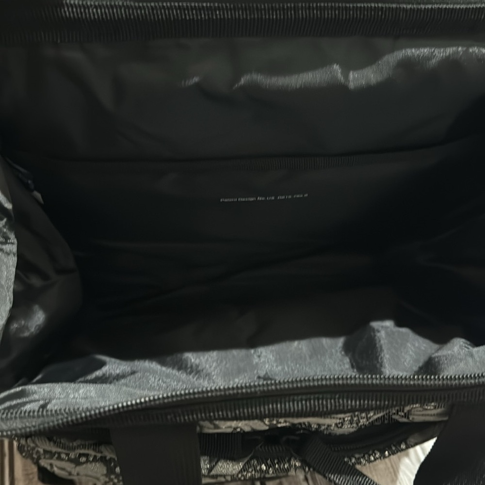 Nurse Mates Butterfly Silver Gray Jacquard Medical Professional Carry Bag - Picture 6 of 9